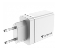 Ładowarka i akumulator VERBATIM Ładowarka sieciowa USB-C PD 20W USB-A QC 3.0 2xUSB-A 10W 49701